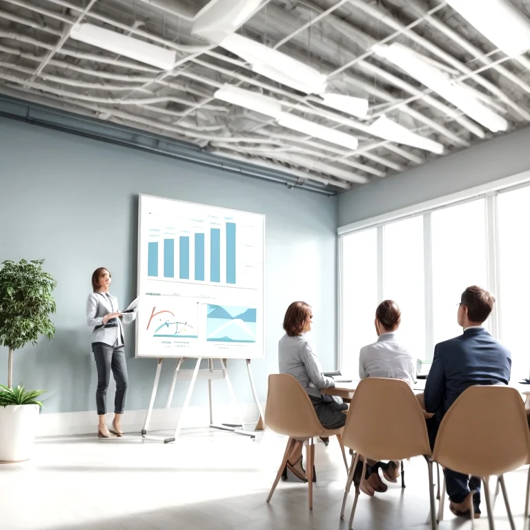 قائد يوجه فريقه خلال دورة تدريبية